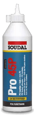 Soudal yapıştırıcılar Pro 45P deniz tutkalı suya dayanıklı poliüretan yapıştırıcı
