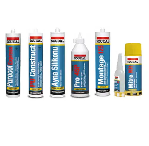Soudal yapıştırıcılar ve montaj yapıştırıcısı ürün grubu